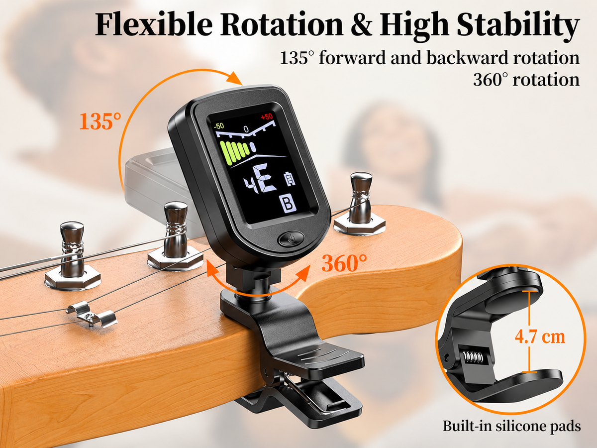 Rechargeable Guitar Tuner