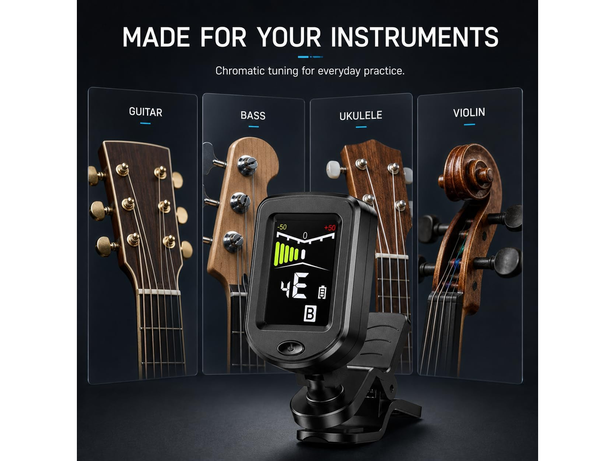 Rechargeable Guitar Tuner