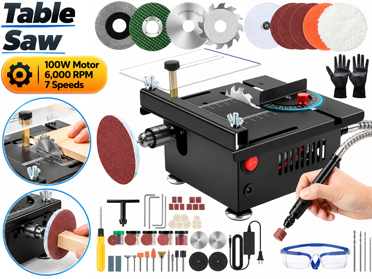 Mini Table Saw Electric Desktop Saws