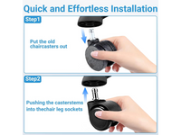 Thumbnail for Office Chair Caster Wheels