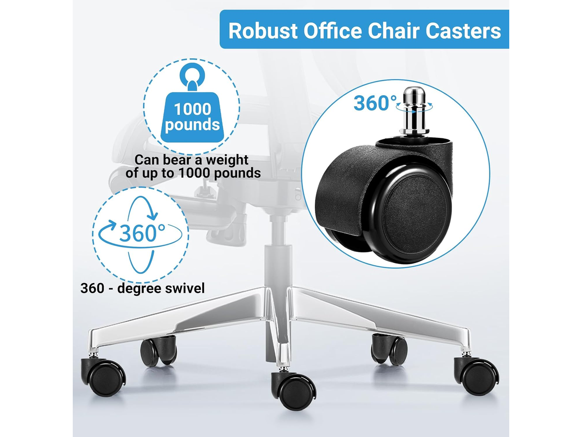Office Chair Caster Wheels