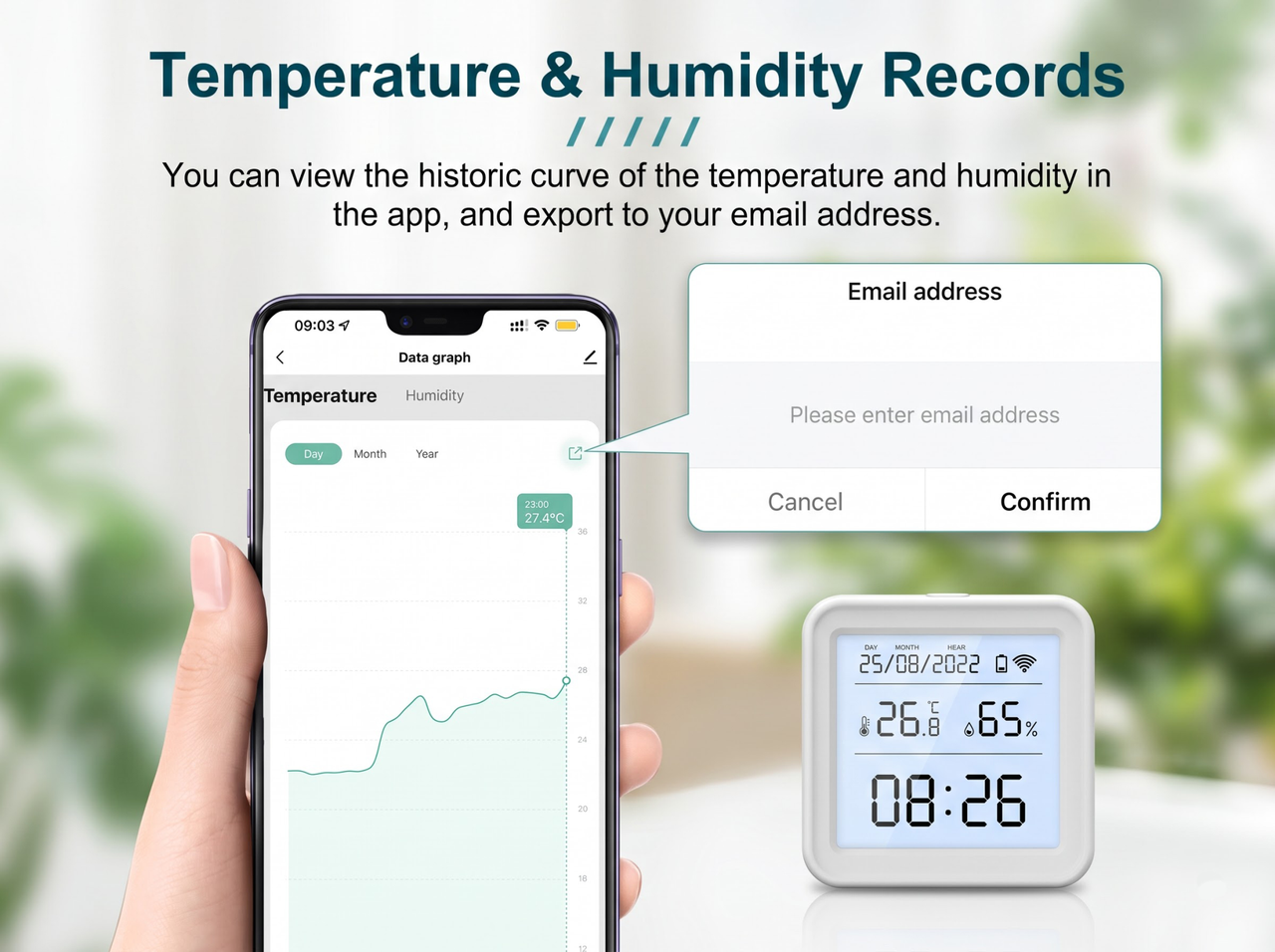 Temperature and Humidity Meter
