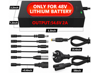 Thumbnail for 54.6V 2A Electric Scooter Charger