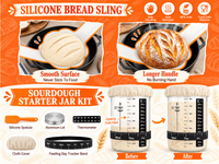 Thumbnail for Sourdough Starter Kit with Bread Proofing Basket