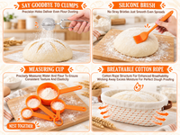 Thumbnail for Sourdough Starter Kit with Bread Proofing Basket