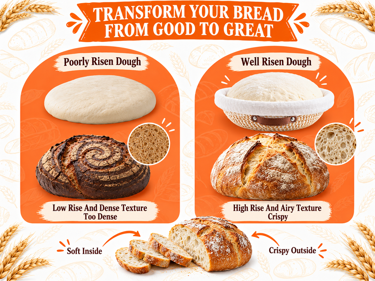 Sourdough Starter Kit with Bread Proofing Basket