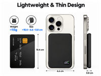 Thumbnail for 10000mAh Magnetic Wireless Power Bank
