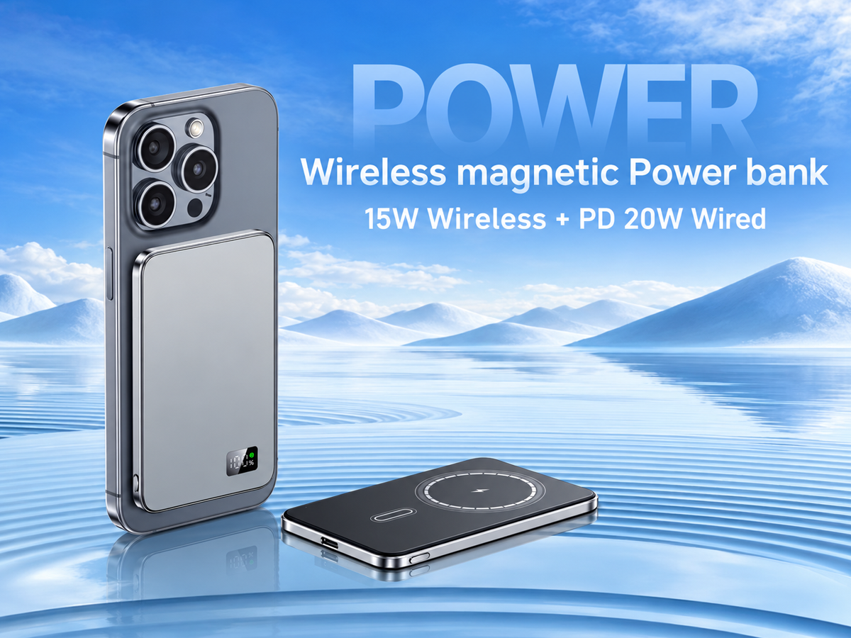 10000mAh Magnetic Wireless Power Bank