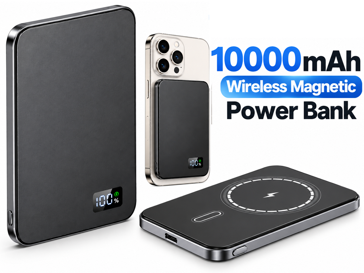 10000mAh Magnetic Wireless Power Bank