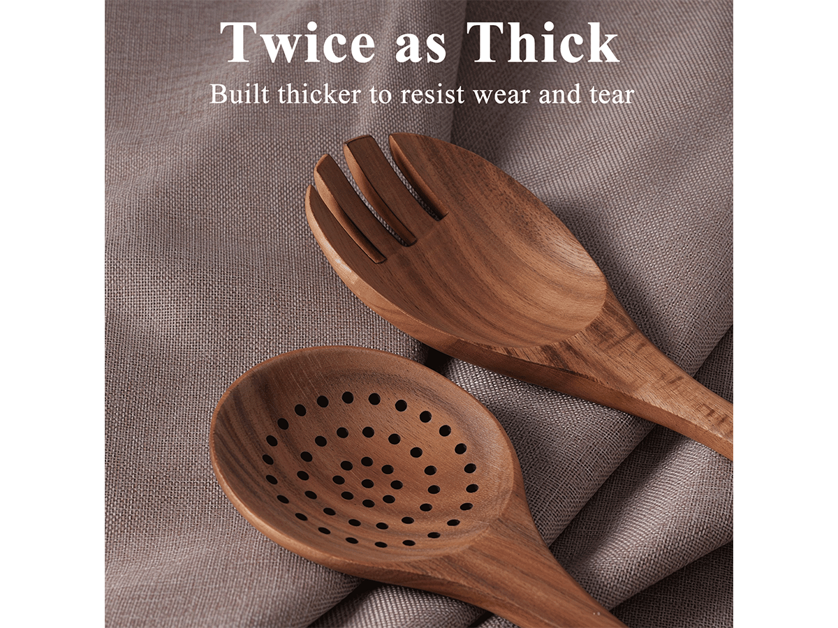 Wooden Kitchen Utensils Set
