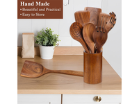 Thumbnail for Wooden Kitchen Utensils Set