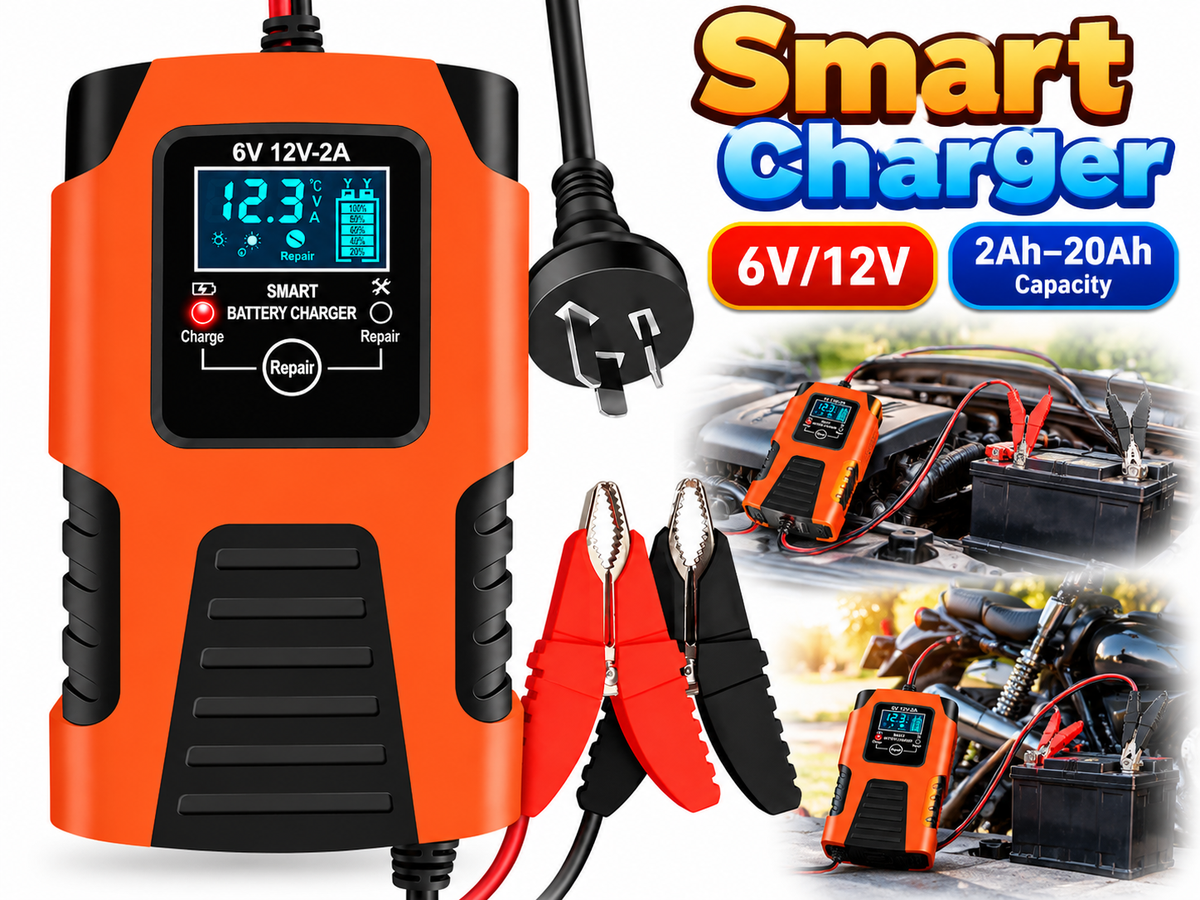 Car Battery Charger 12V 6A