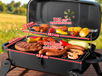 Thumbnail for Portable Charcoal BBQ Grill