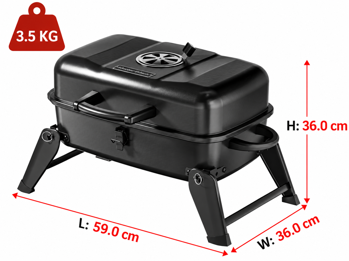 Portable Charcoal BBQ Grill
