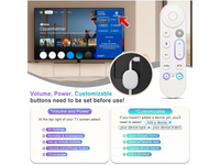 Thumbnail for Google Chromecast Remote Voice Replacement Control