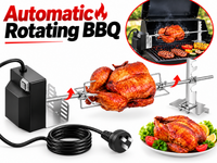 Thumbnail for Electric BBQ Rotisserie Grill Kit