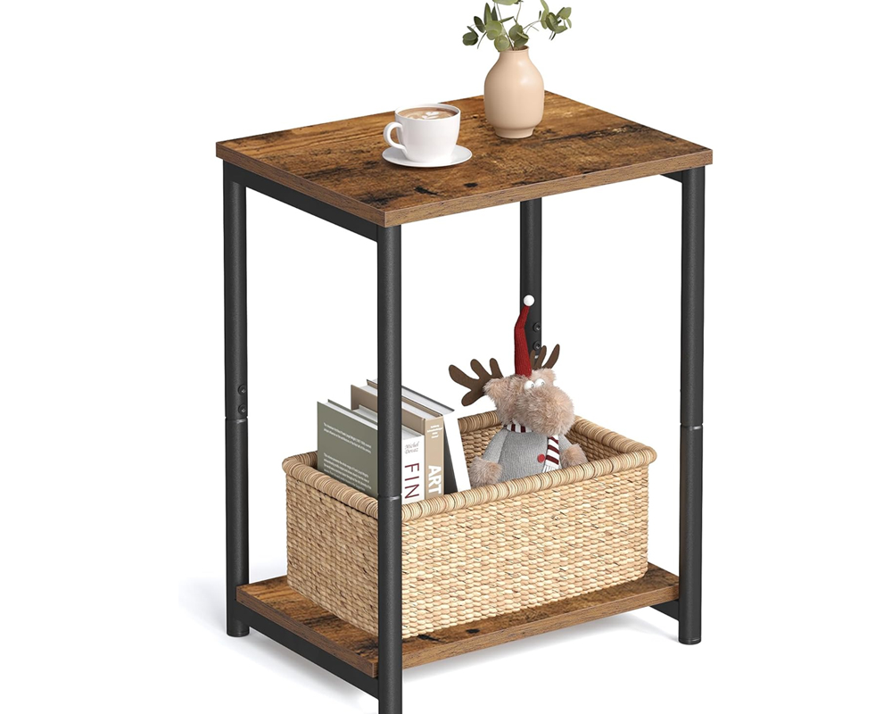 Minimalist rustic side table