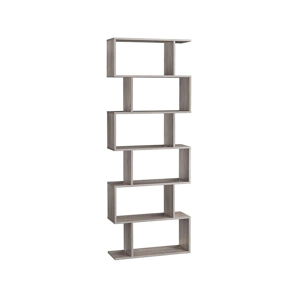 VASAGLE bookshelf greige front view