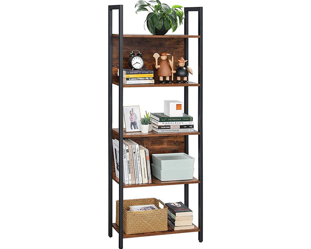 Bookshelf in living room setting