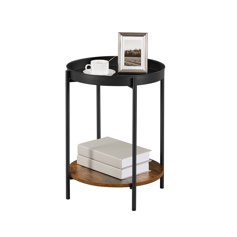 Side table showing compact modern design