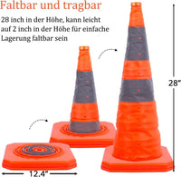 Thumbnail for Collapsible Traffic Cone Safety Cone