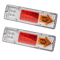 Thumbnail for Led Trailer Lights 2Pcs 12V Trailer Truck Caravan 19 Led Taillight Tail Rear Light T