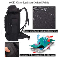 Thumbnail for Tramping Pack Backpack Bag 100L Waterproof Tactical Military Hiking Camping BAG