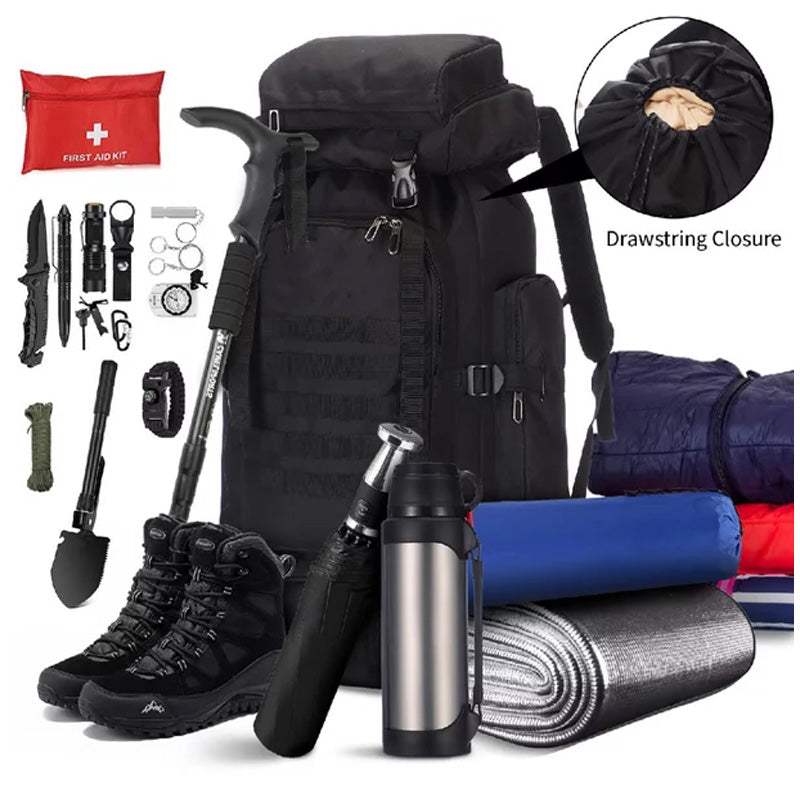 Tramping Pack Backpack Bag 100L Waterproof Tactical Military Hiking Camping BAG - The Shopsite