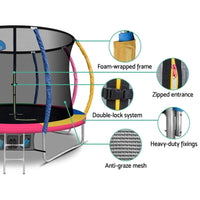 Thumbnail for 10FT Trampoline Round Trampolines With Basketball Hoop - The Shopsite