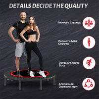 Thumbnail for Trampoline rebounder with rounded triangle ring
