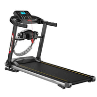 Thumbnail for Folding treadmill mechanical walking machine side view