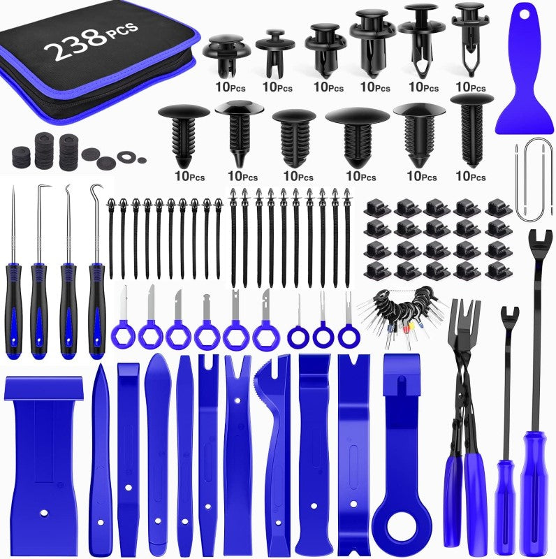 Various nylon trim removal tools laid out