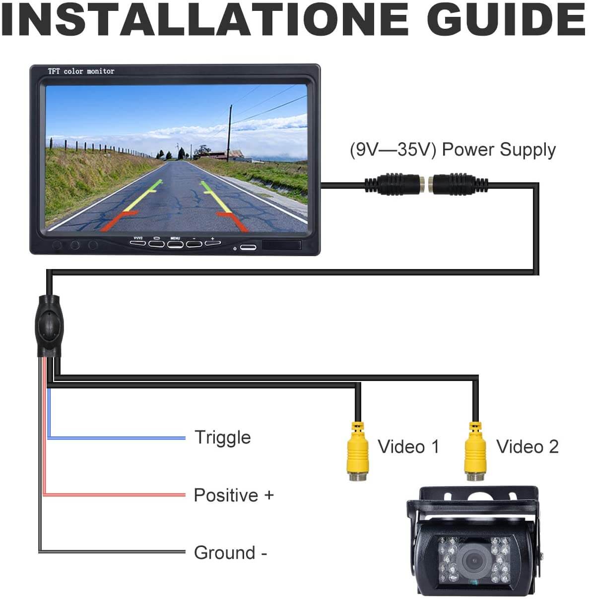 Car Reverse Camera Rearview Reversing Camera