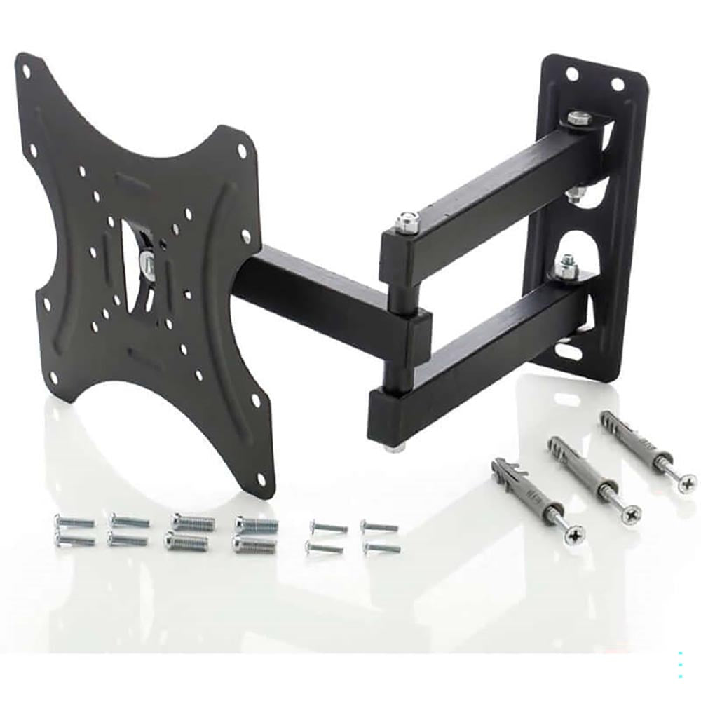 TV bracket swivel wall mount installed on wall