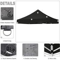Thumbnail for 3x3 Gazebo Roof Cover Outdoor Garden Marquee Waterproof Tent