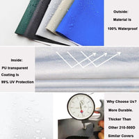 Thumbnail for 3x3 Gazebo Roof Cover Outdoor Garden Marquee Waterproof Tent