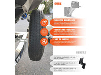 Thumbnail for Steel bracket designed for 4 to 6 stud wheels