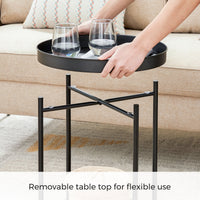 Thumbnail for VASAGLE Bed Side Tables End Table Black