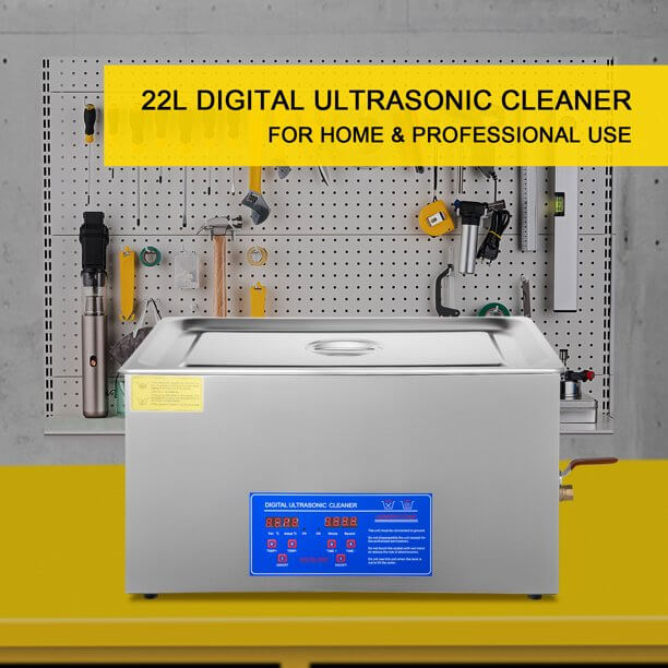 22L Ultrasonic Cleaner Stainless Steel with Digital Timer - The Shopsite