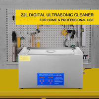 Thumbnail for 22L Ultrasonic Cleaner Stainless Steel with Digital Timer - The Shopsite