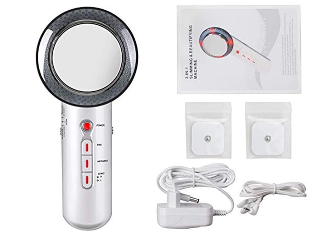 Electric massager with user manual and accessories