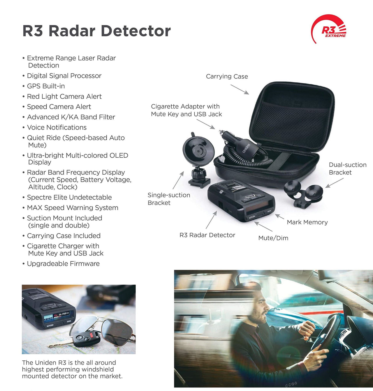 Uniden R3 Extreme Radar Detector