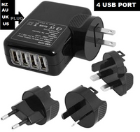 Thumbnail for Charger plugged into NZ power outlet