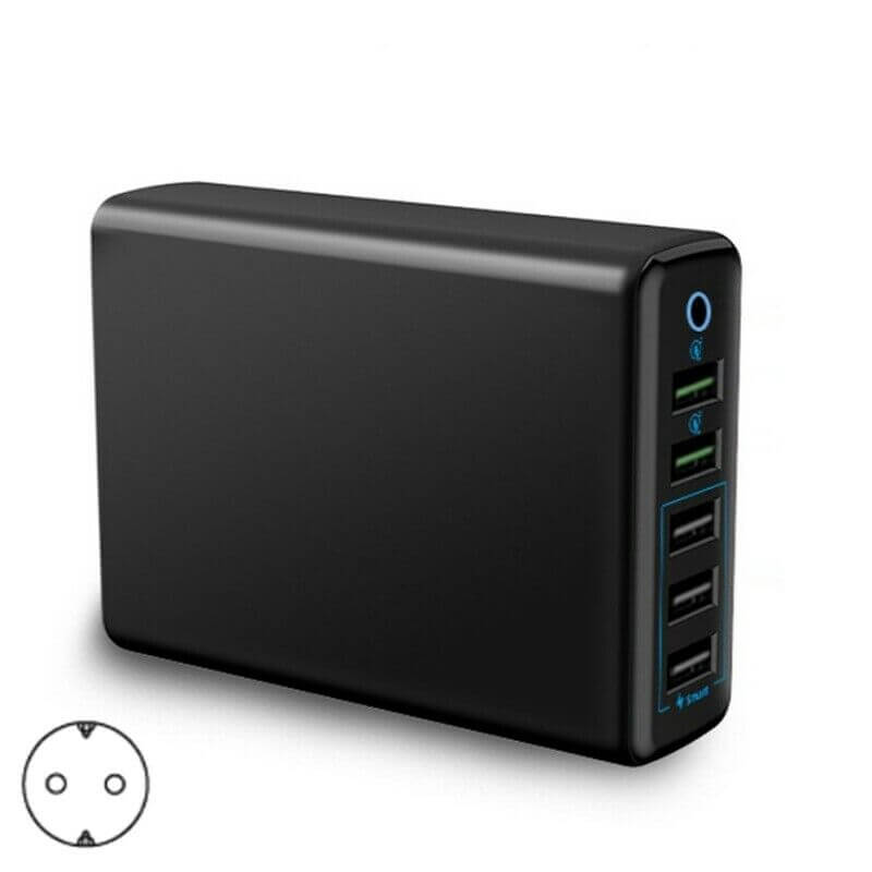 5 Port Usb Charger Fast Charger - The Shopsite