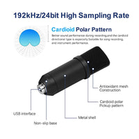 Thumbnail for Usb Condenser Microphone Mic With Stand - The Shopsite