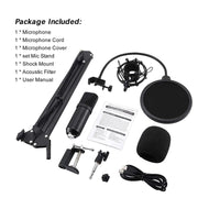 Thumbnail for Usb Condenser Microphone Mic With Stand - The Shopsite