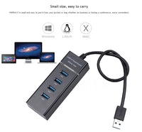 Thumbnail for Usb Hub 4 Ports High-Speed Hubs Hi-Speed 4 Port Usb 3.0
