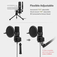 Thumbnail for Microphones Easy Plug & Play Usb Condenser Computer Microphone