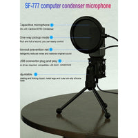 Thumbnail for Microphones Easy Plug & Play Usb Condenser Computer Microphone
