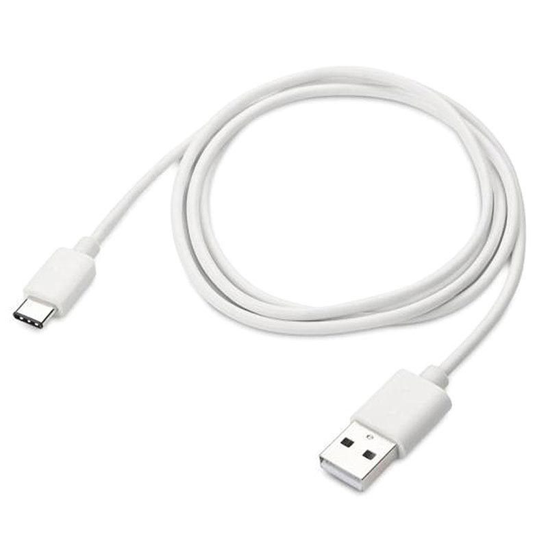 Type C cable coiled for storage